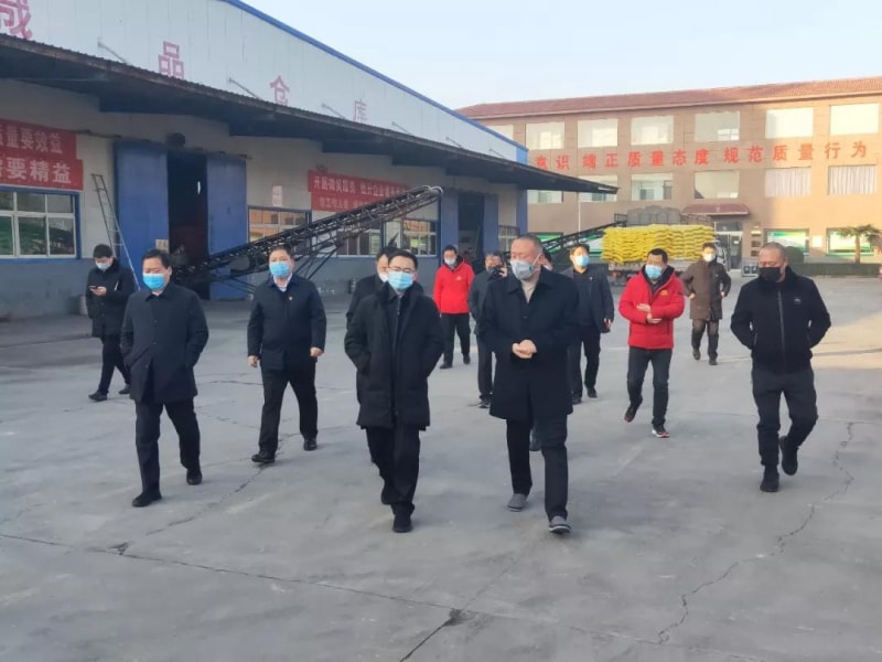 縣長申琳調研旭瑞集團疫情防控、復工復產情況！